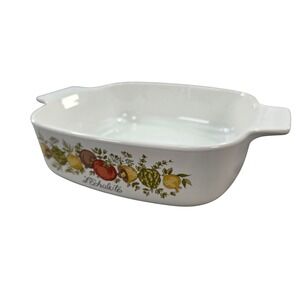 Corning Ware L'Echalote 1 Quart Baking Dish‎ Casserole Vegetable Design A-1-B